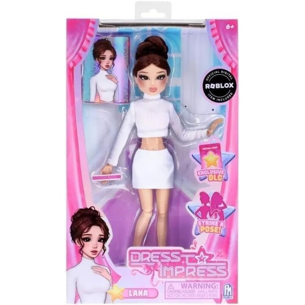 ROBLOX Lana FASHION DOLL, Dress To Impress Series 1 With DLC Code NEW